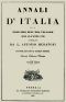 [Gutenberg 46355] • Annali d'Italia, vol. 3 / dal principio dell'era volgare sino all'anno 1750